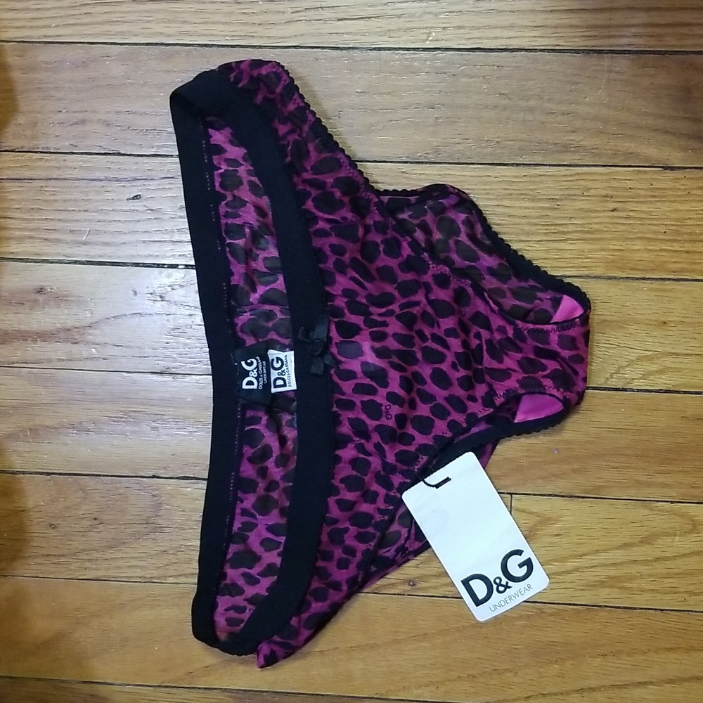 Dolce & Gabbana unique rare underwear sz. S purple & black